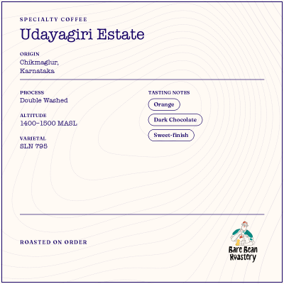Udayagiri Estate - Double Washed Arabica